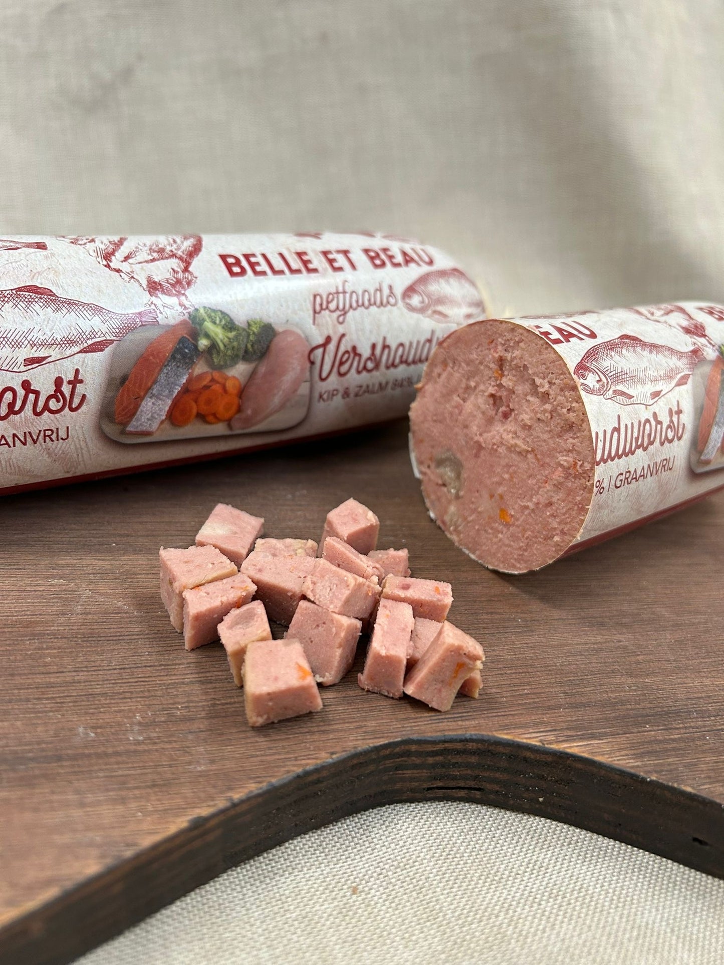 Gestoomde kip met zalm en zilvervliesrijst - 600 gram 5 stuks + 7 gratis