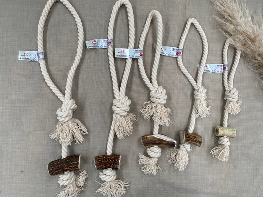 Touw met hertengewei loop