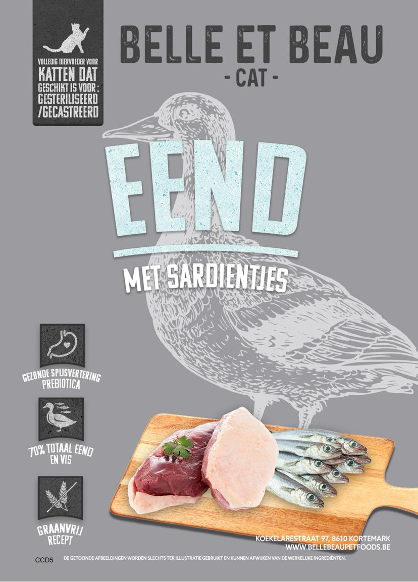 EEND MET SARDIENTJES - Volwassen kat