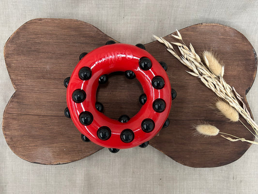 Kong kauwcirkel met noppen L