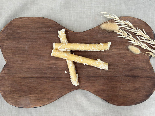 Runderstaafje gevuld met schapenvet