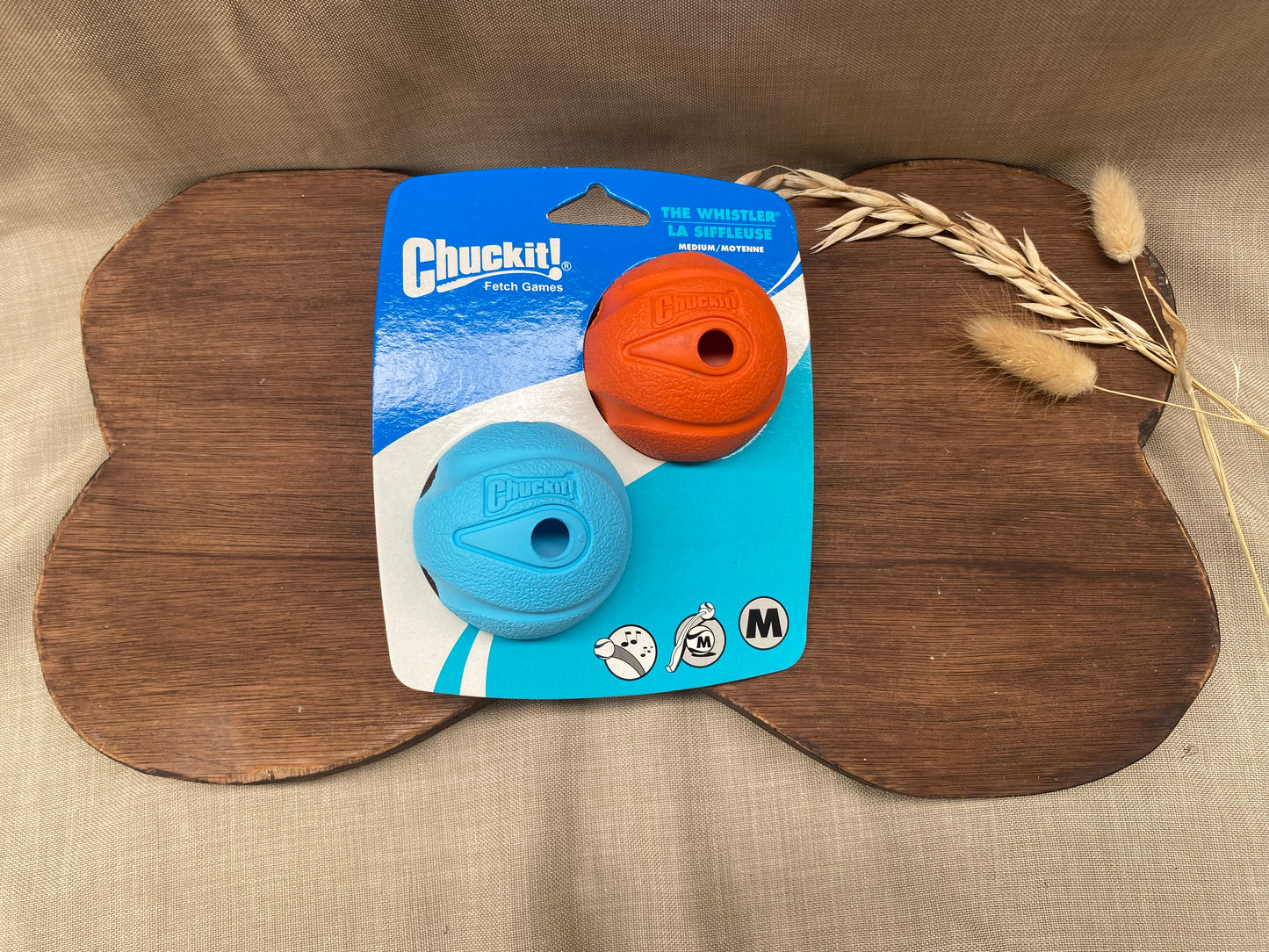 Fluitende bal Chuckit per twee Small / Large