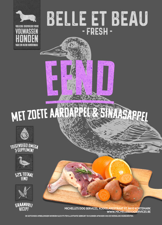 EEND MET ZOETE AARDAPPEL & SINAASAPPEL