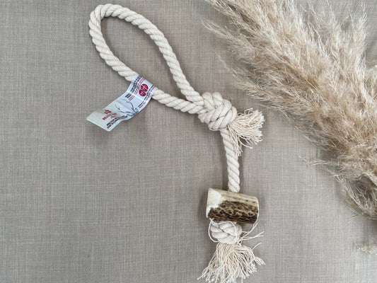 Touw met hertengewei loop