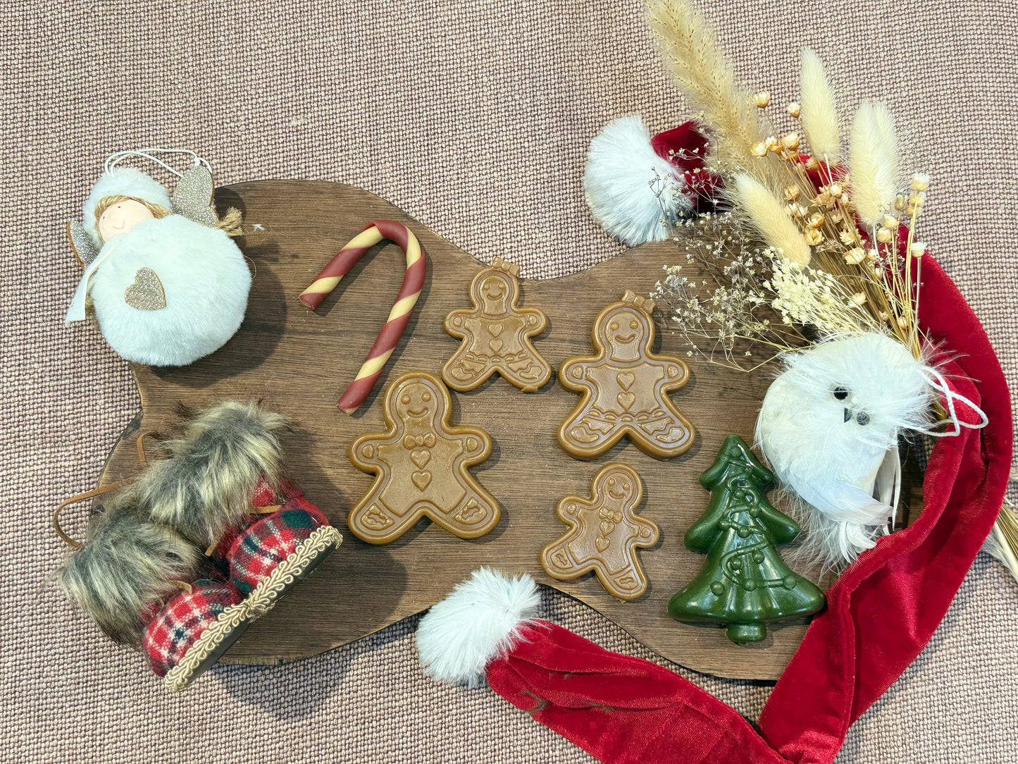 Kerstfamilie 6 stuks