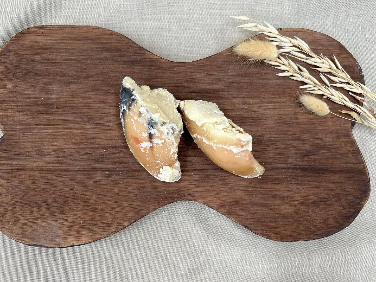 kauwhoefje gevuld met paté